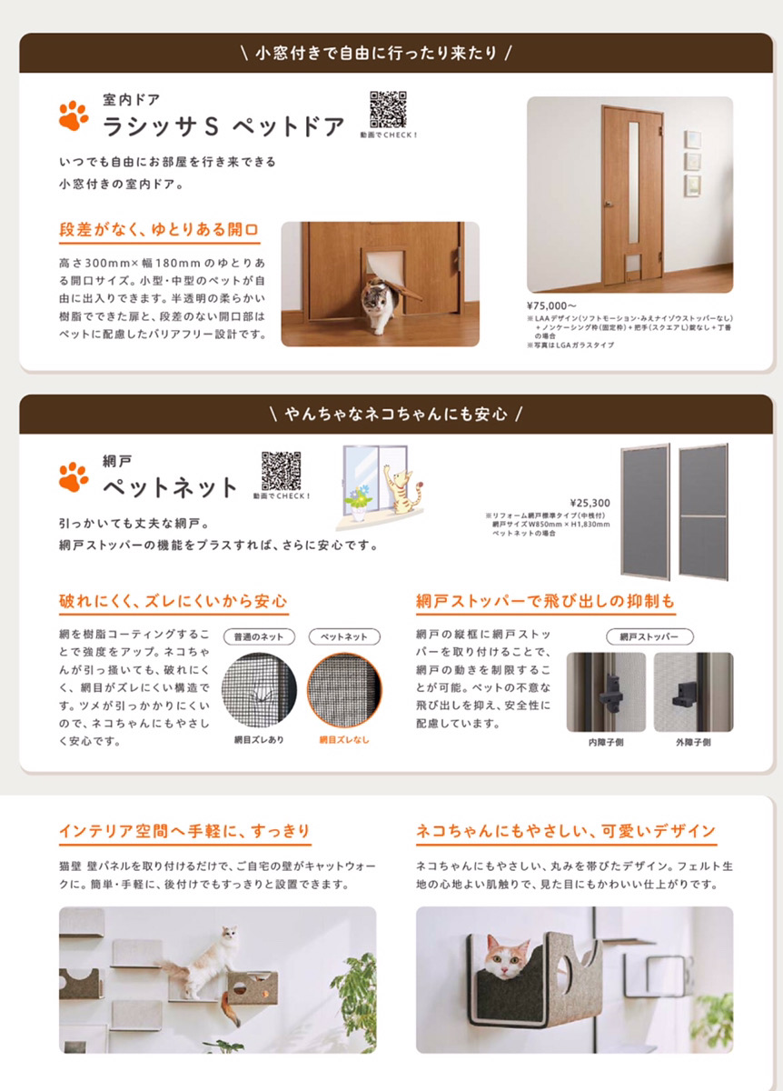 福岡トーヨー 大牟田店の今回は、猫ちゃんのドアのご紹介です。の施工後の写真2