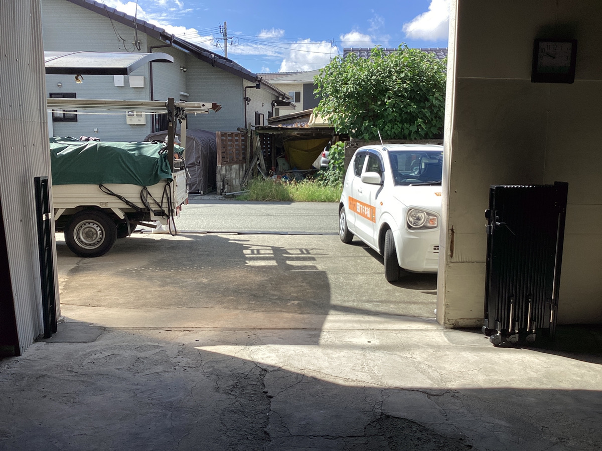 さくらエステート 大牟田店の伸縮門扉へ取替☜(ﾟヮﾟ☜)の施工後の写真3