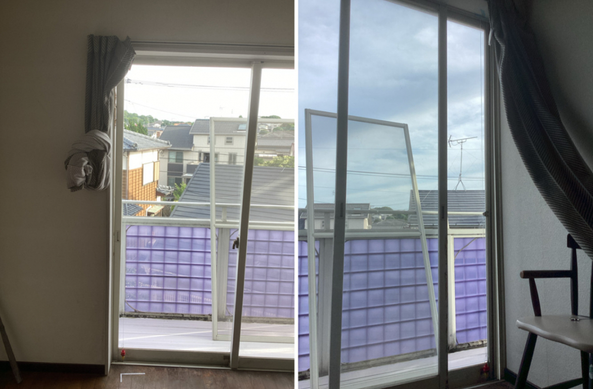さくらエステート 大牟田店の隙間がなくなることで気密性が高まり、快適な空間への施工前の写真2